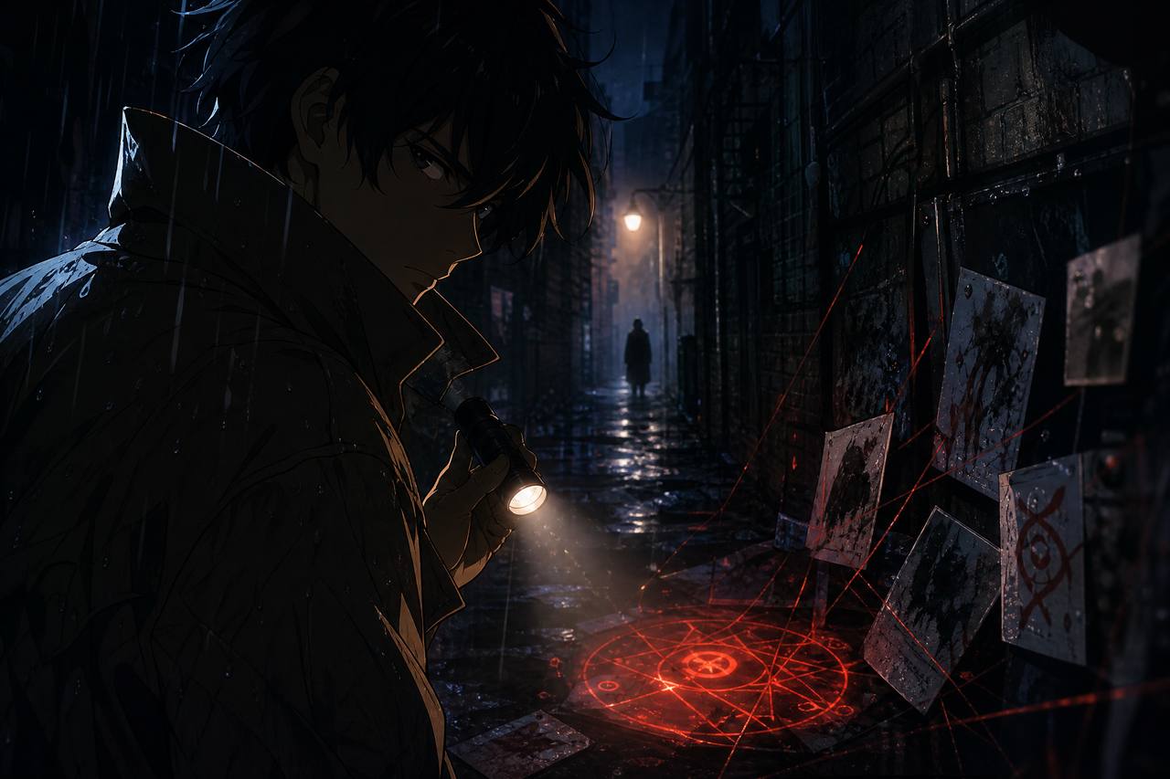 17c一起草-悬疑推理动漫《暗夜侦探》动漫教程演示完结